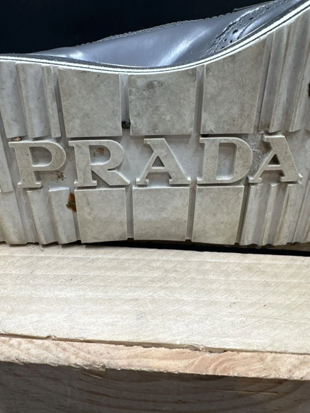 Prada wingtip platform